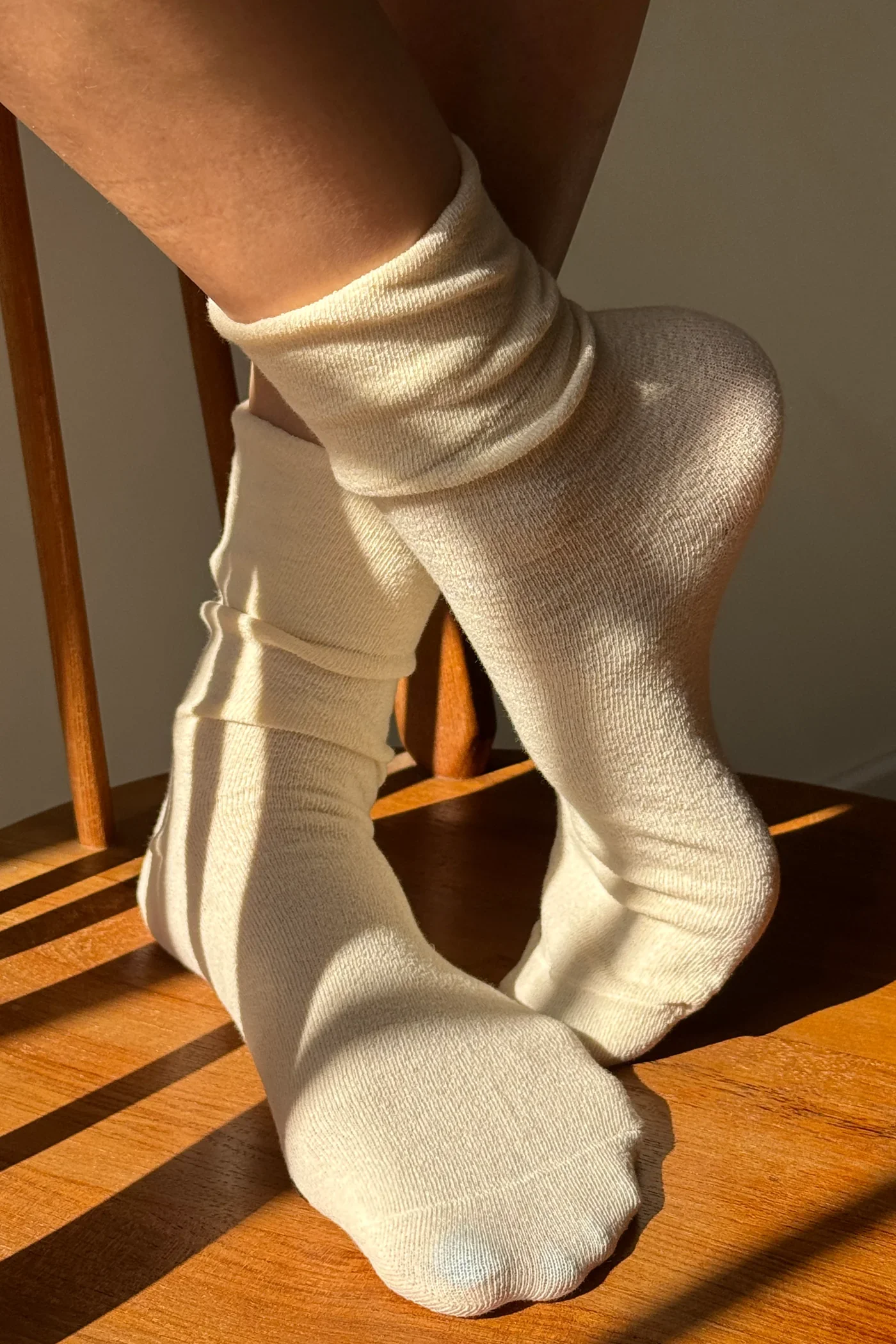 Breezy Sneaker Socks in Naturel - Image 2