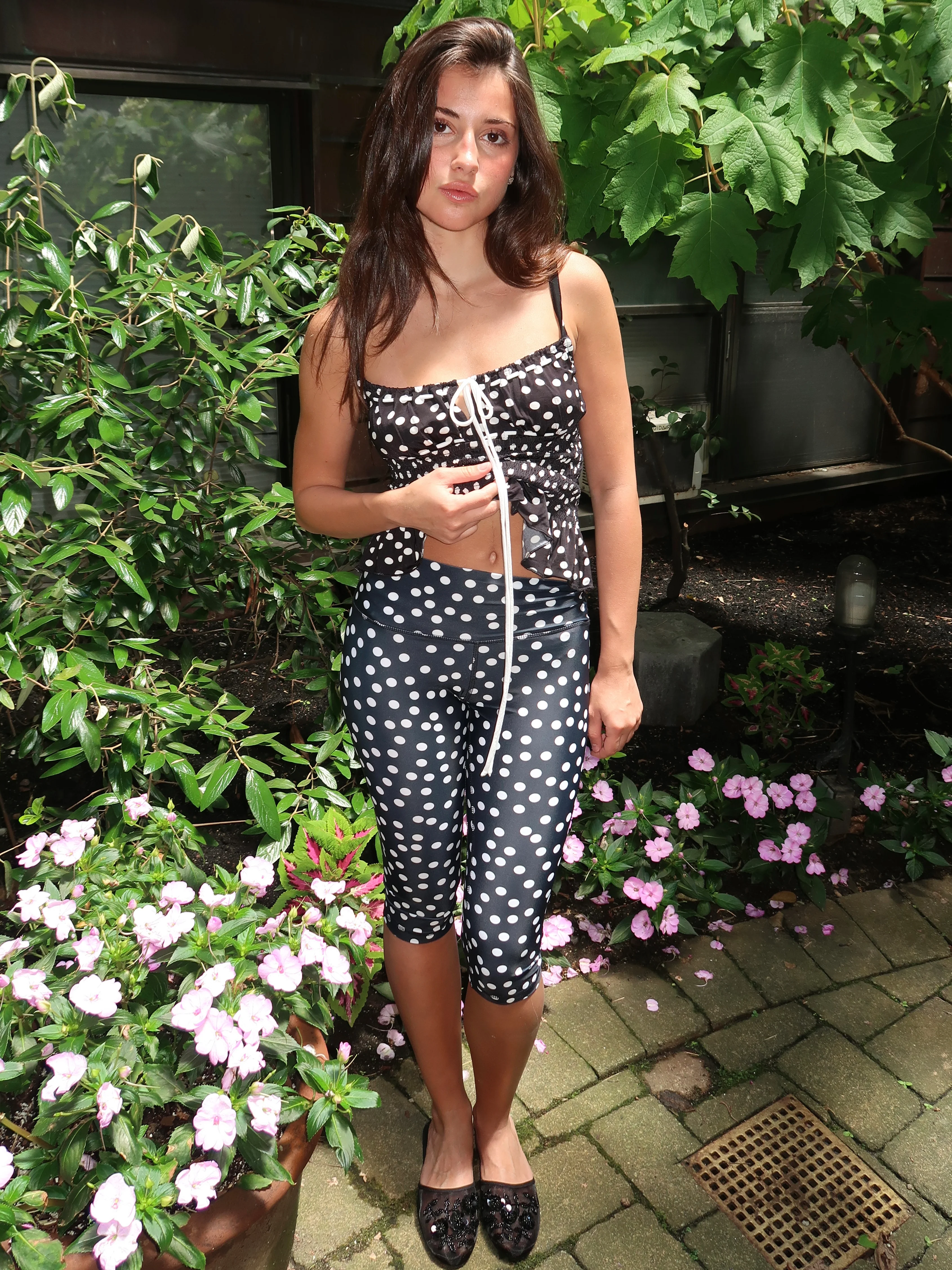 Capri Polka in Black - Image 2