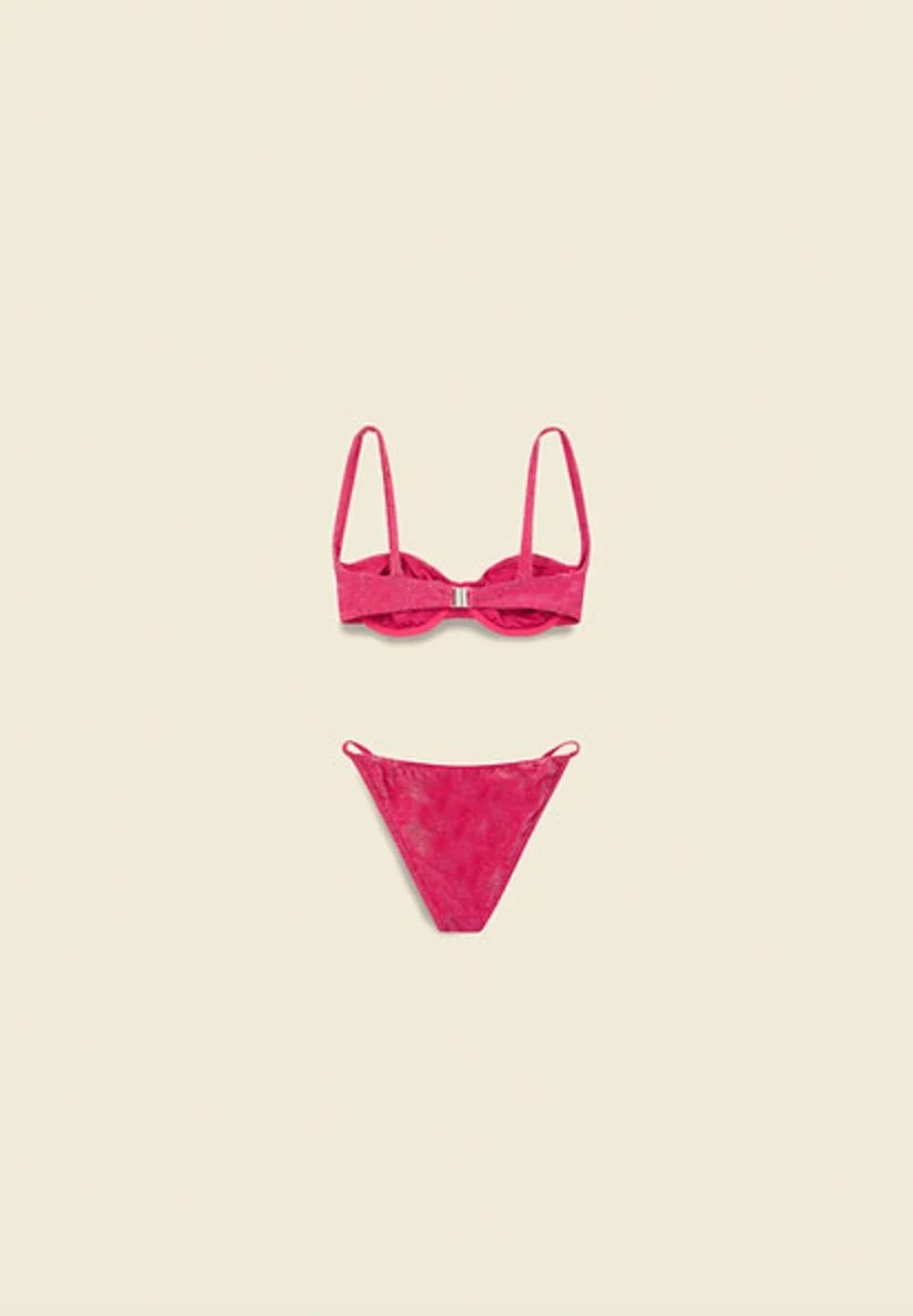 Clarity Bikini in Pink Sapphire - Image 3