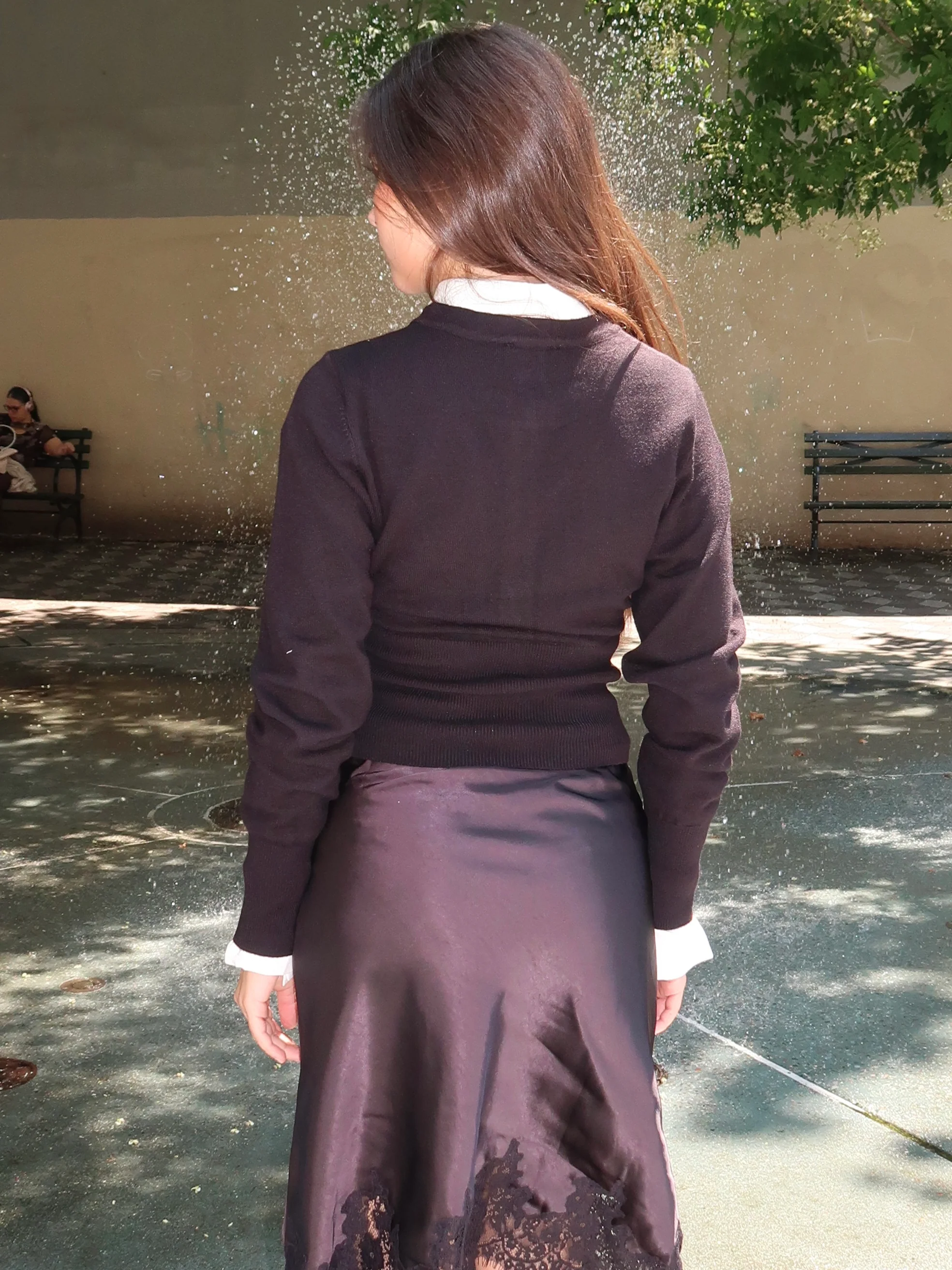 Colleen Knit Cardigan in Black - Image 3