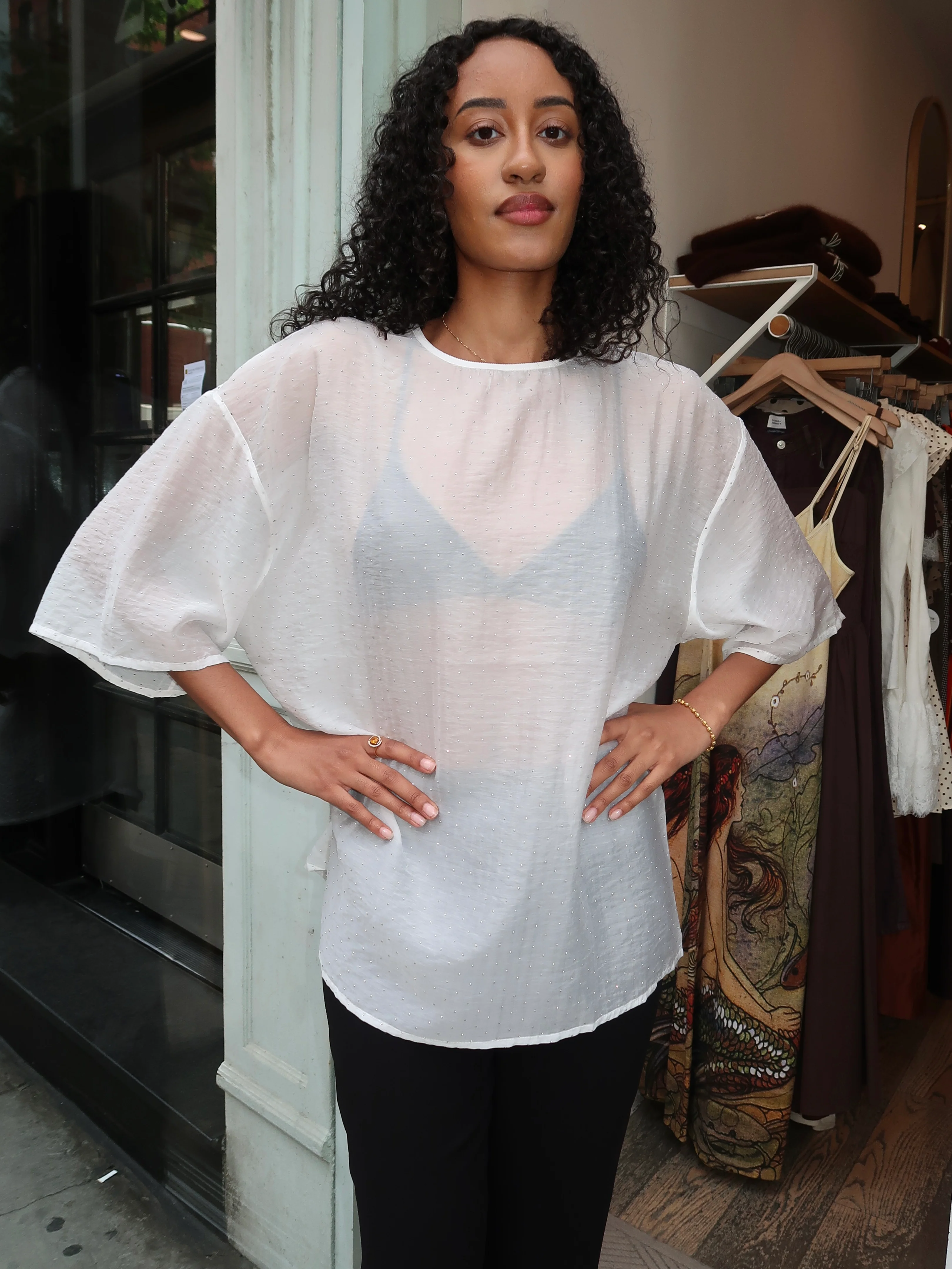 Cor Top in White - Image 4