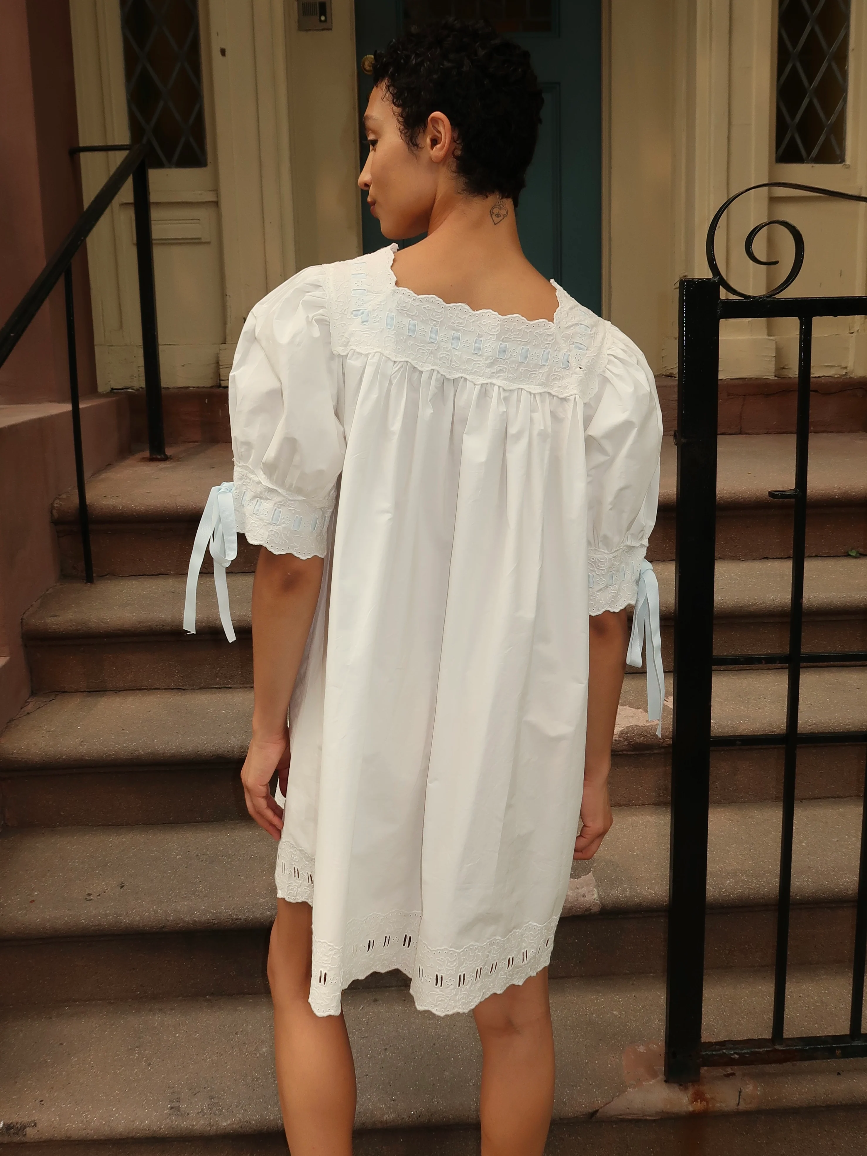 Daikon Dress in White - Image 3
