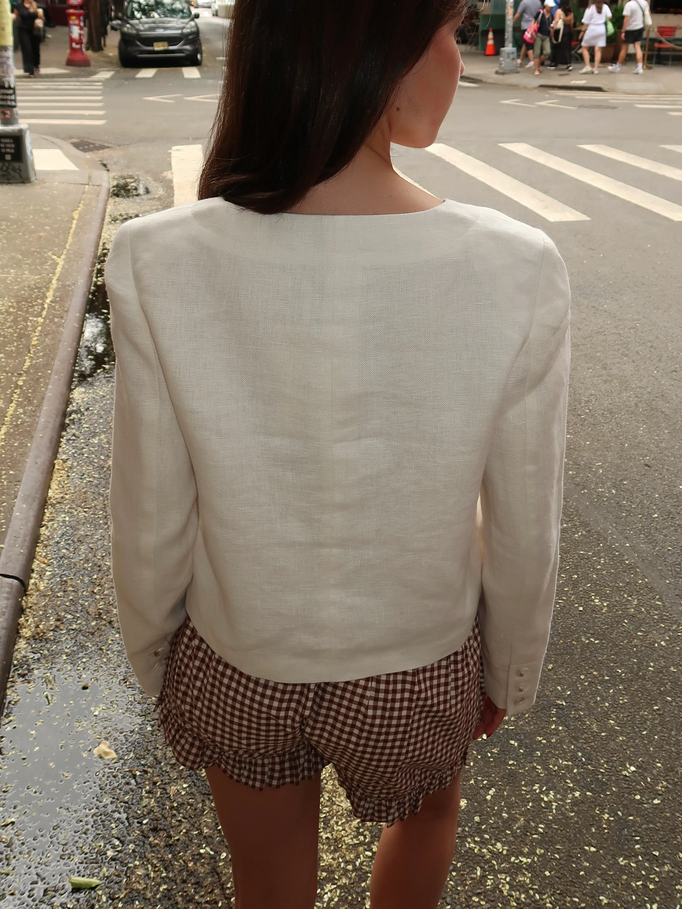 Emma Jacket in Cream - Image 3
