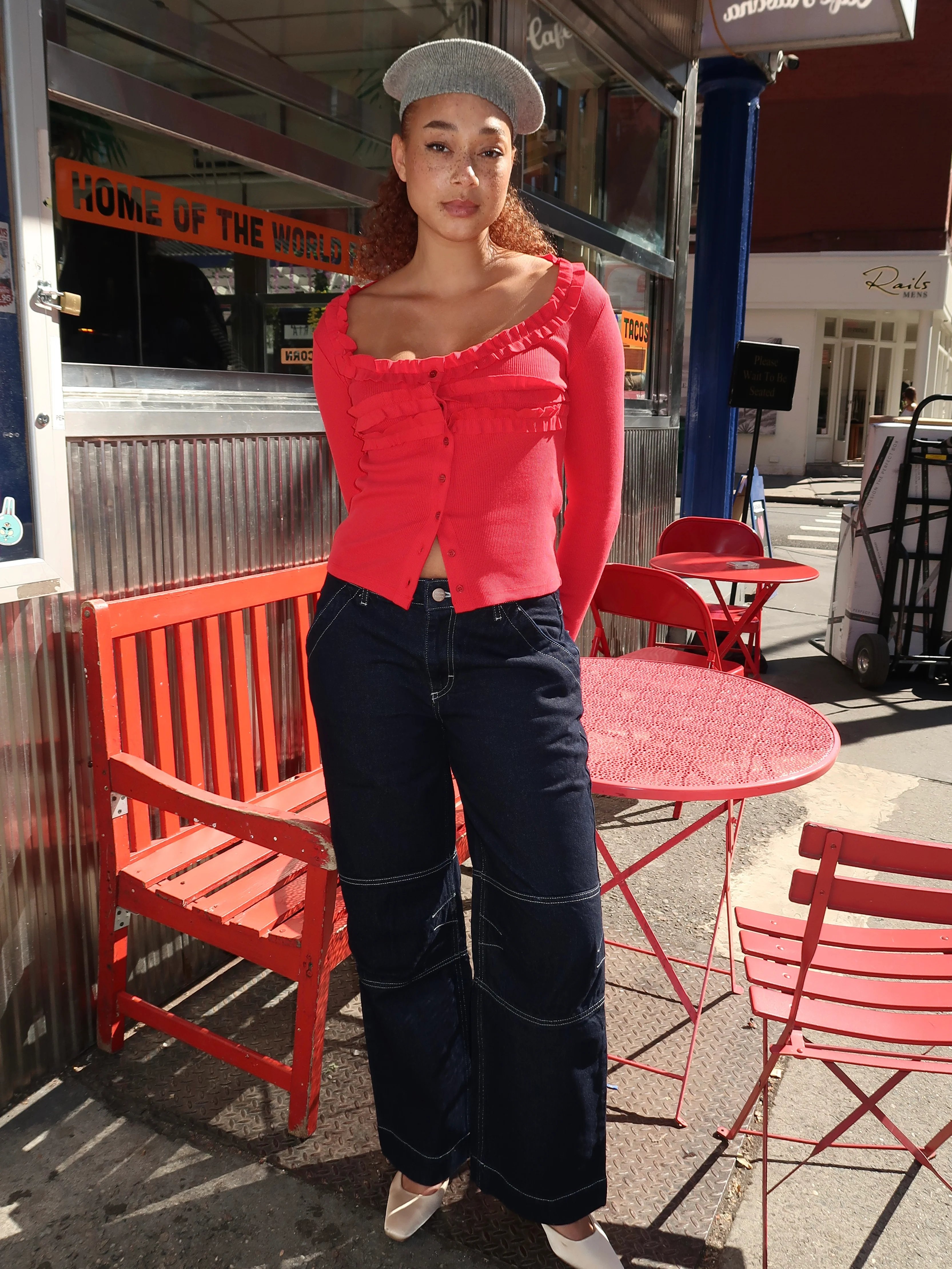 Fliss Jeans in Premium Selvedge Indigo - Image 4
