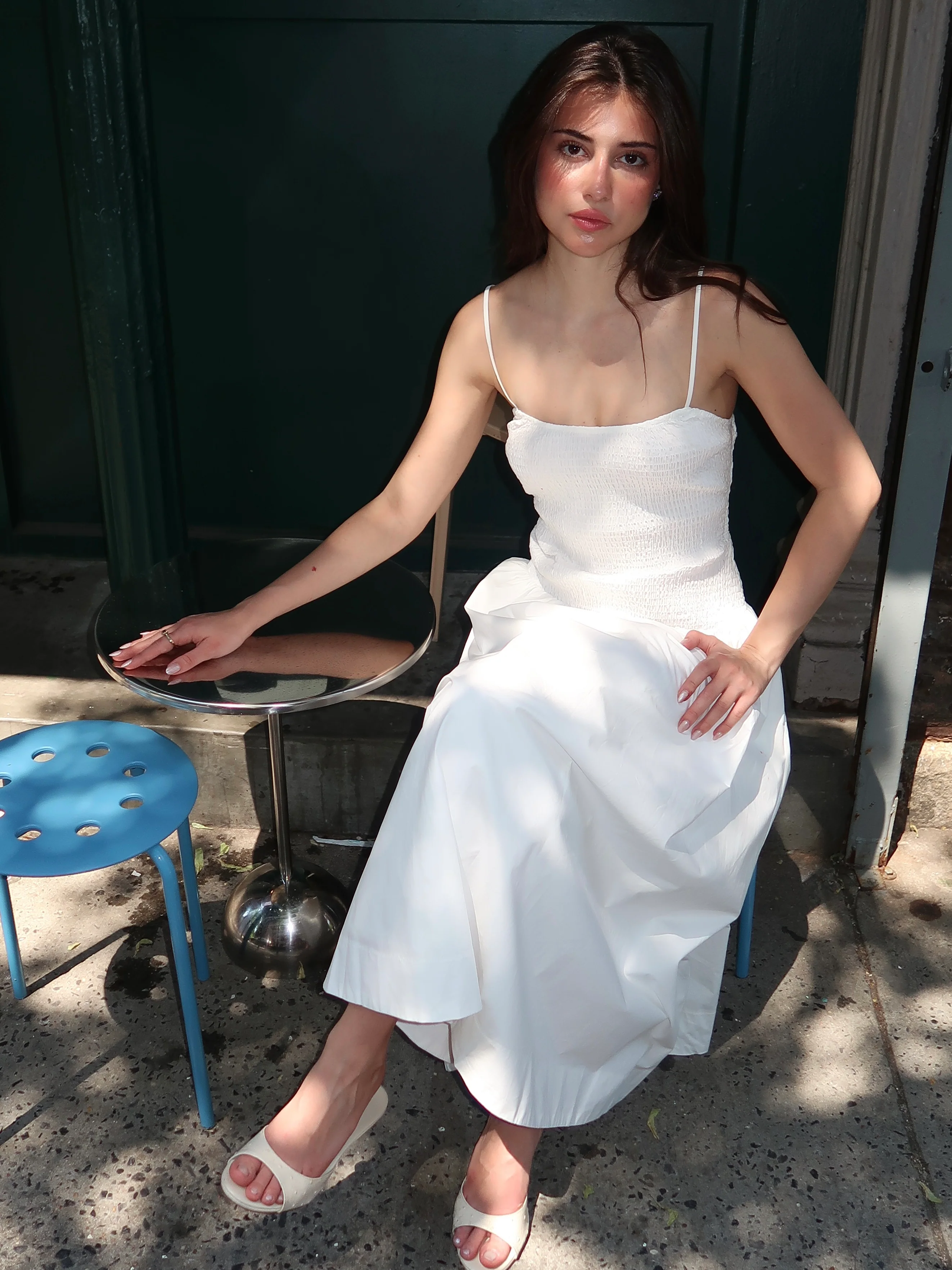 Granada Dress in White