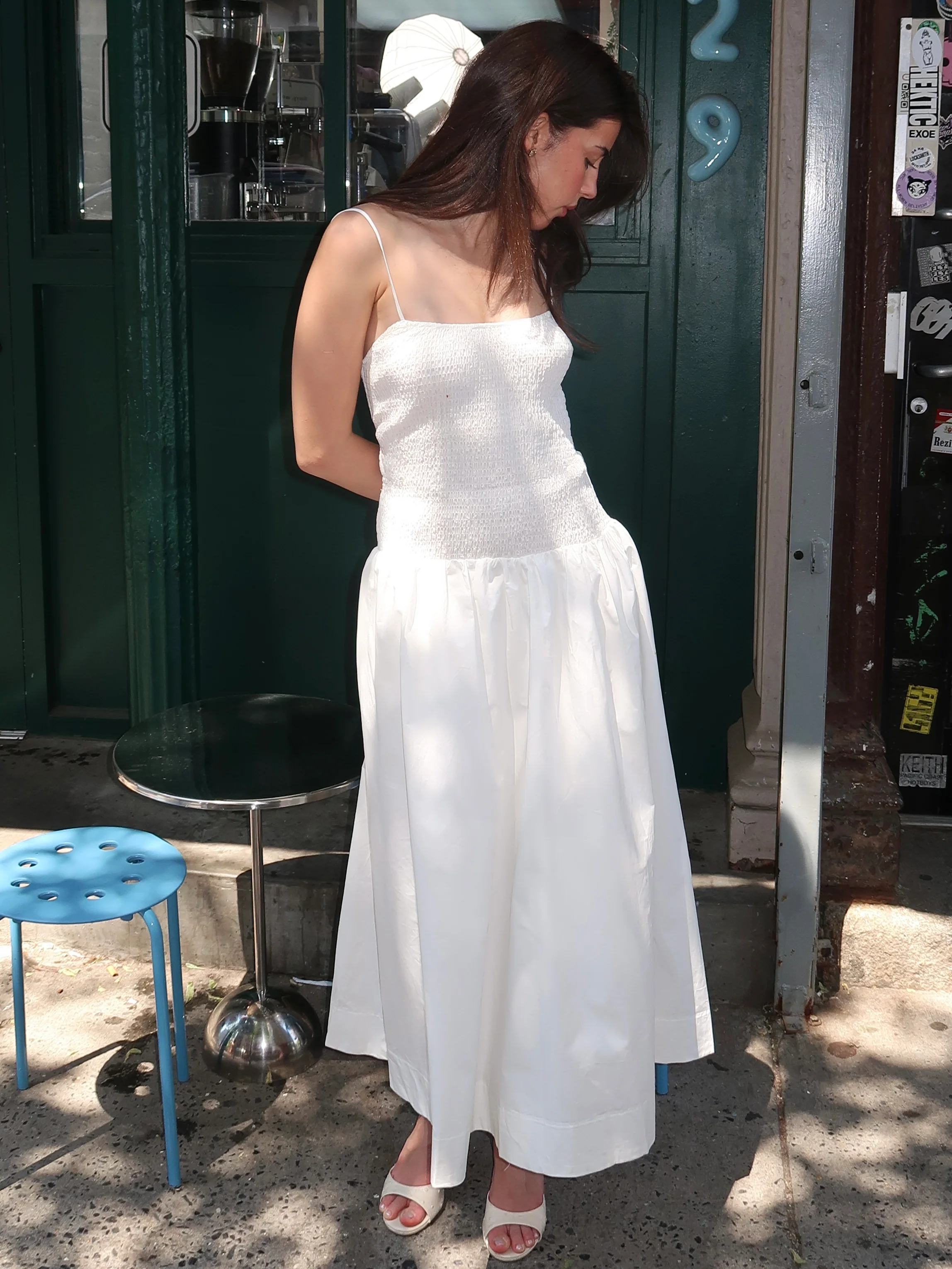 Granada Dress in White - Image 4