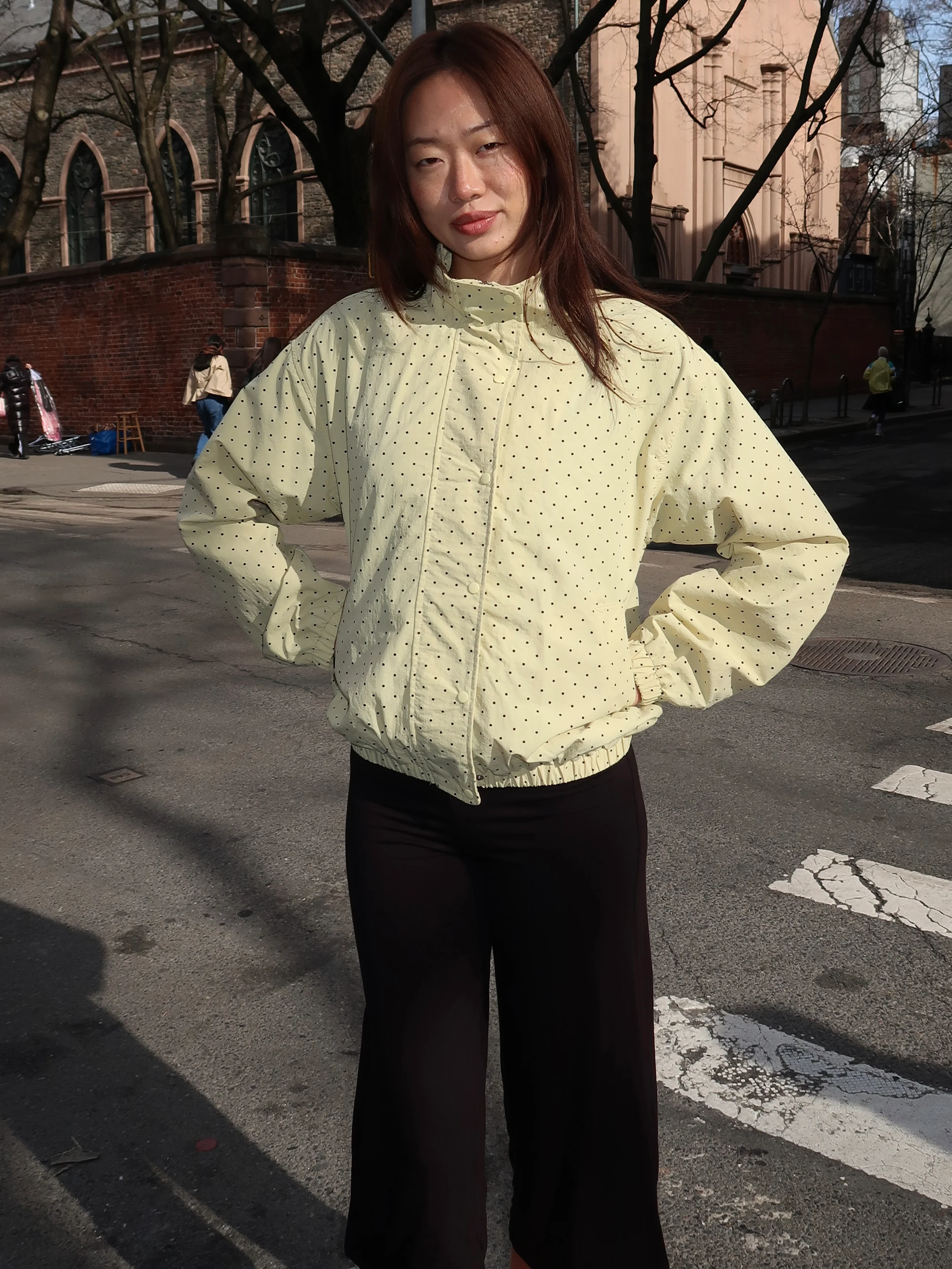 Leland Jacket in Butter Dot