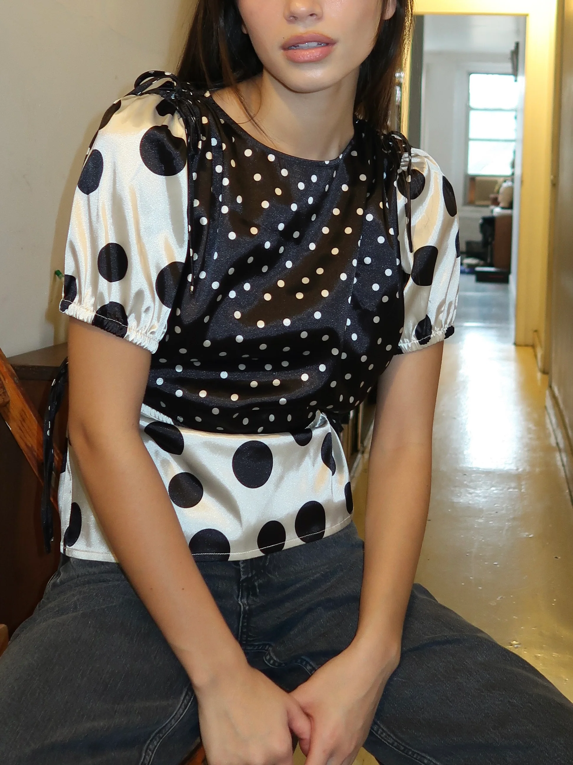 Mila Top in Dots - Image 2