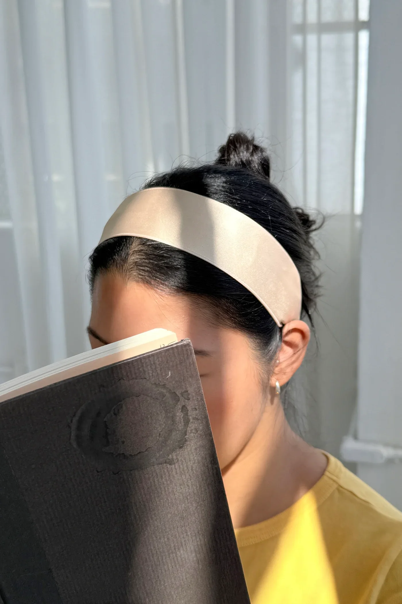 Olivia Headband in Champagne Gold - Image 4