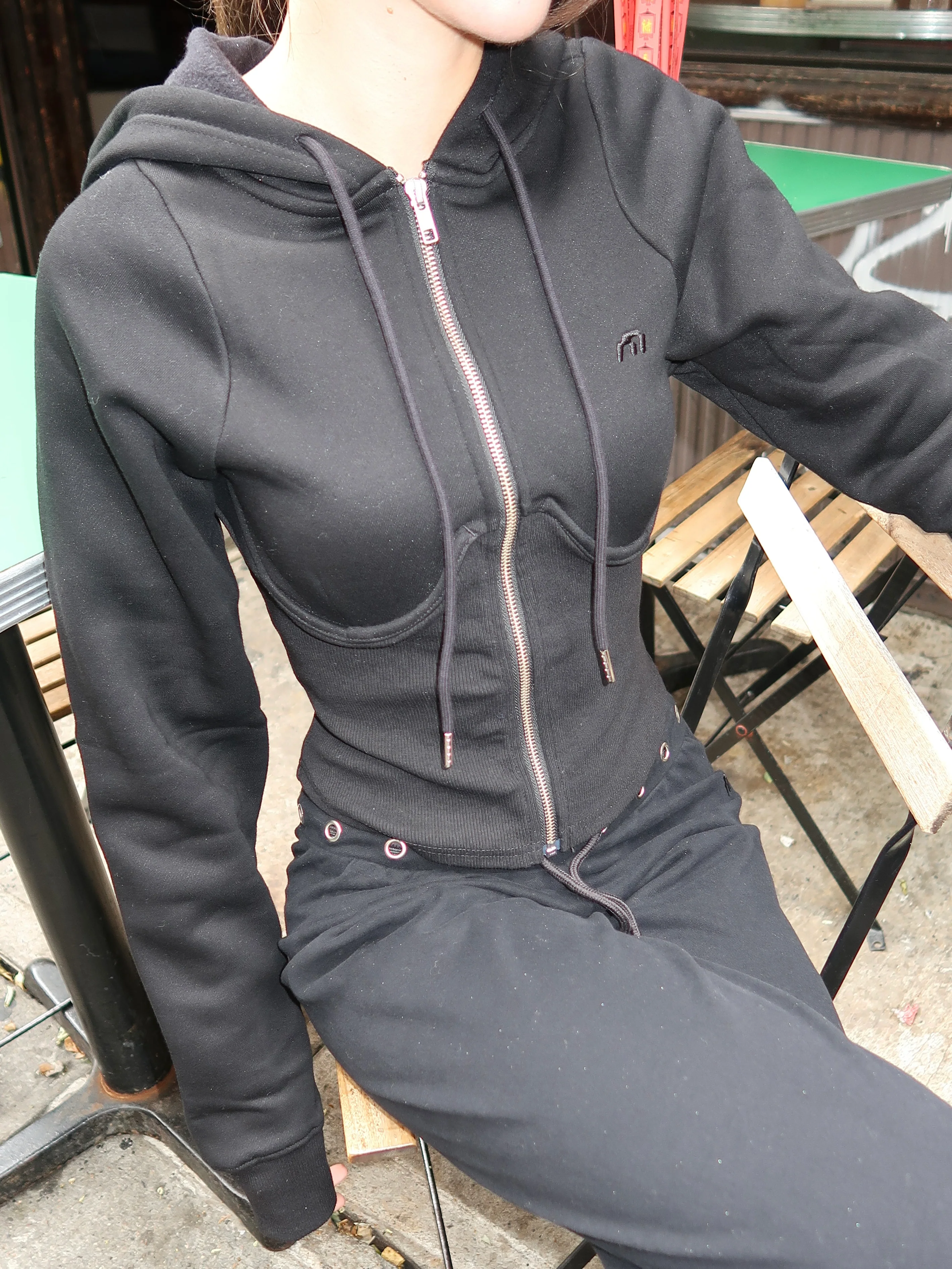 Sadie Hoodie in Black - Image 4