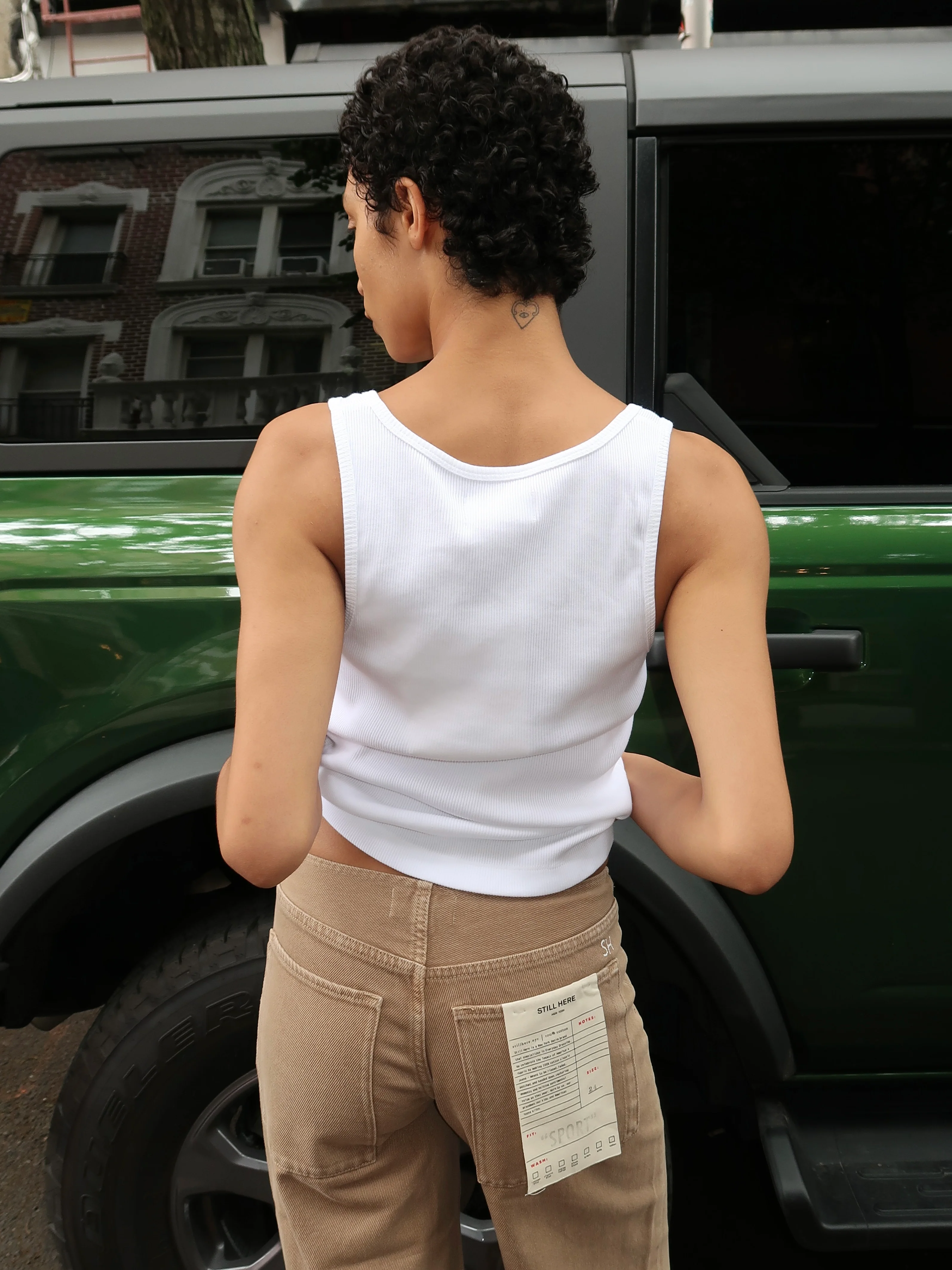 Snap Tank in Milk - Image 3