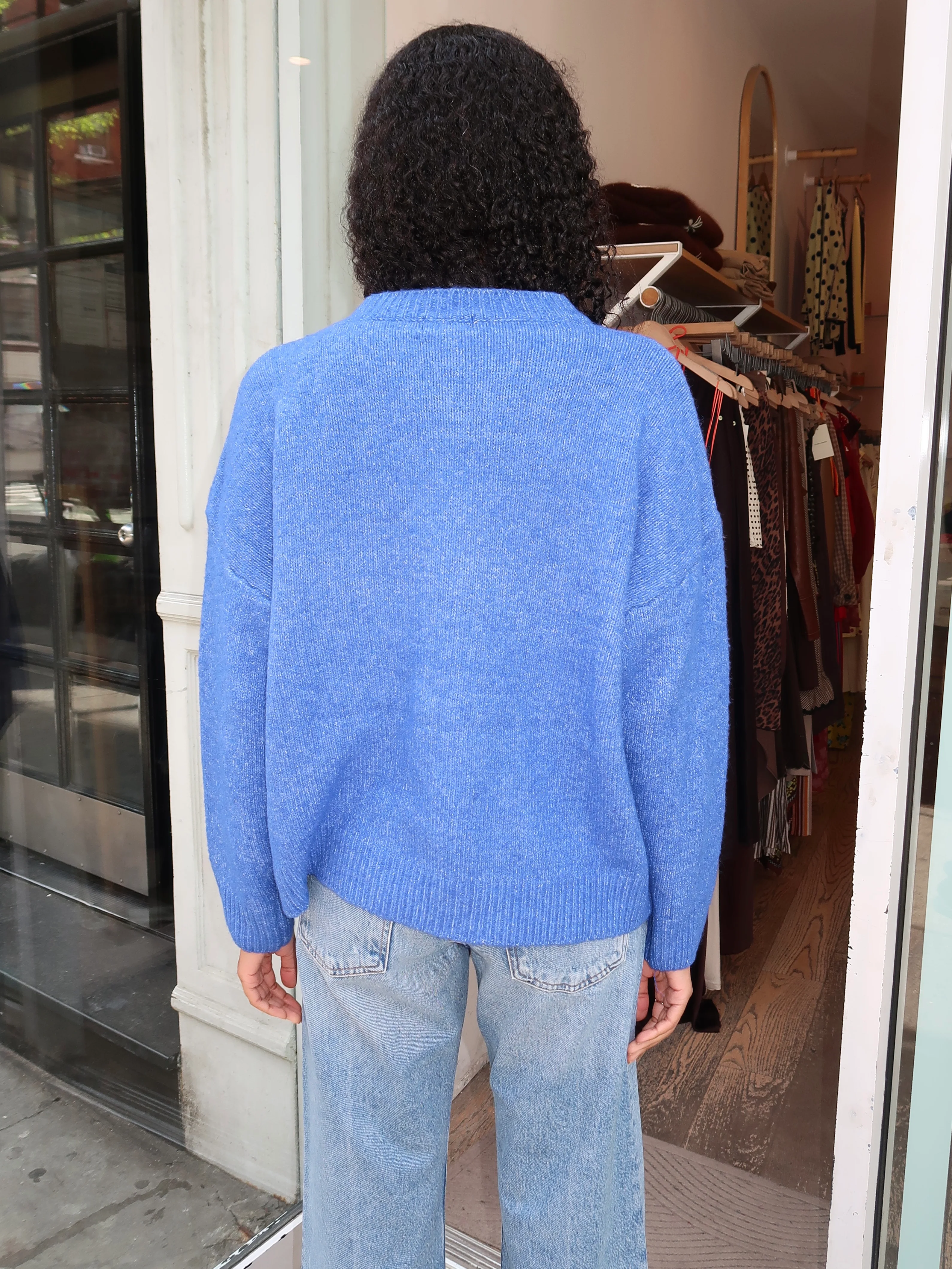 Wynie Horse Sweater in Blue - Image 3